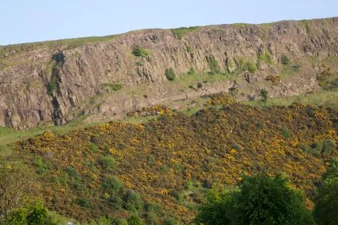 Salisbury Crags Foto stock