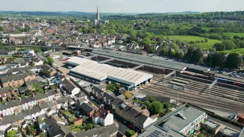 Salisbury Train Station Stock Footage 280434245