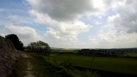 Salisbury view, England, UK Stock Footage 77887645