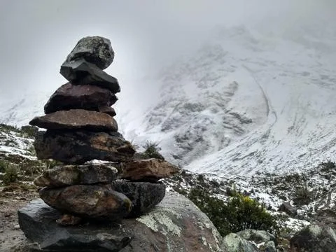 Salkantay Foto stock