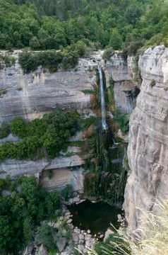 Sallent cascade Stock Photos