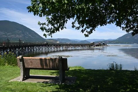 Salmon Arm, BC, Canada Fotos Stock