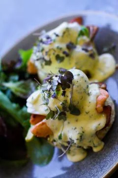 Salmon Benedict Stock Photos