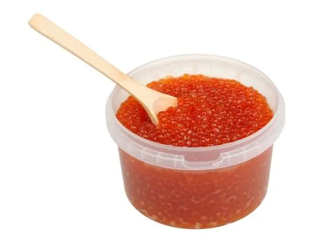 Salmon caviar Stock Photos