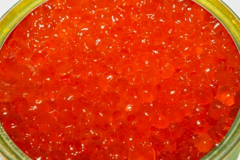 Salmon caviar Stock Photos