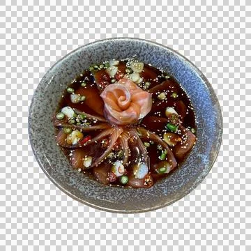Salmon on dish-01 Fotos Stock
