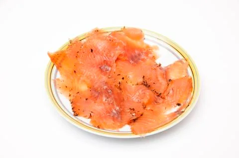 Salmon dish 写真素材
