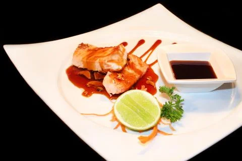 Salmon Dish Stock Photos