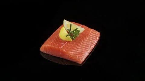 Salmon fillet Stock-Footage 8572764