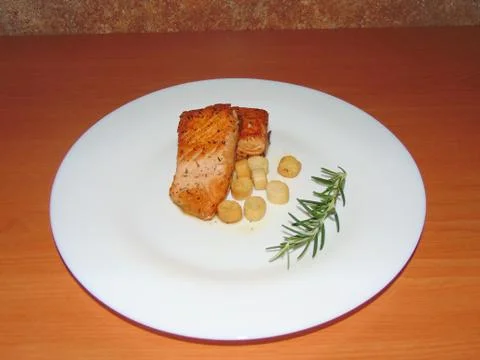 Salmon fish. Foto stock