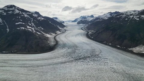 Salmon Glacier - Hyder Alaska Stock Footage 292996853