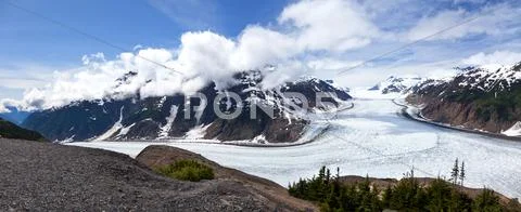 Salmon Glacier Stock Photos