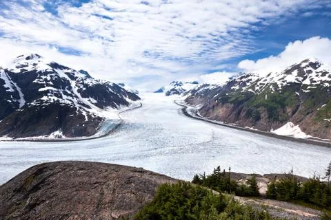 Salmon Glacier Stock Photos