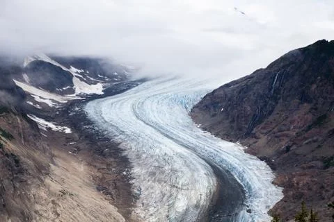 Salmon Glacier Stock Photos