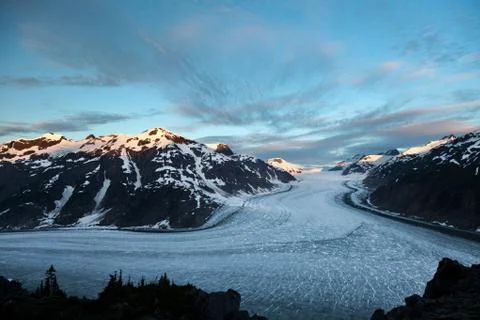 Salmon Glacier Stock Photos