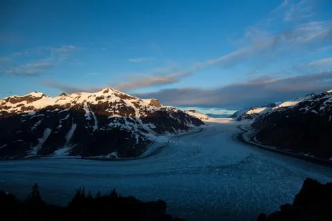 Salmon Glacier Stock Photos