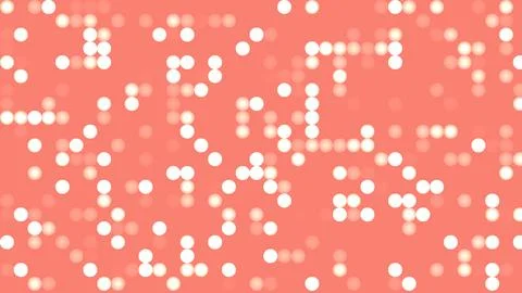 Salmon Glowing Dot Particle Abstract Background 库存插图
