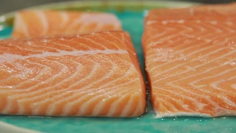 Salmon macro Stock Footage 157882005