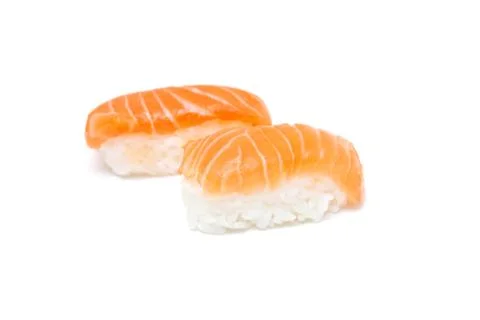 Salmon nigiri Stock Photos