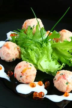 Salmon pate Stock Photos