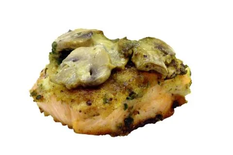 Salmon roast Stock Photos
