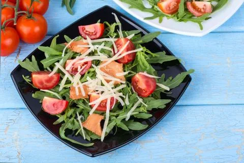 Salmon salas Stock Photos