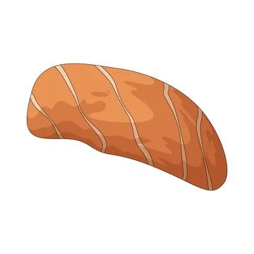Salmon sashimi illustration Stock Illustration