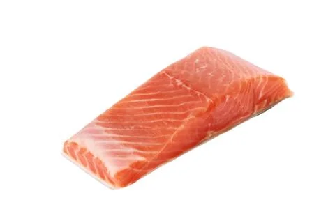Salmon steak Stock Photos