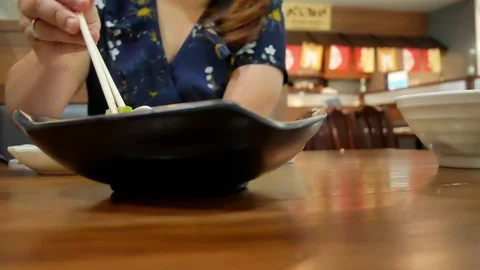 Salmon in white plate. Stock Footage 96382734