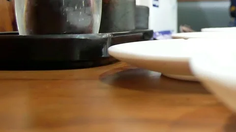 Salmon in white plate. Stock Footage 96383328