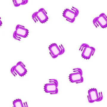 Salmonella bacteria isometric icon vector isolated illustration Illustrazione stock