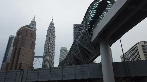 Saloma Link of Kuala Lumpur Stock Footage 145689863