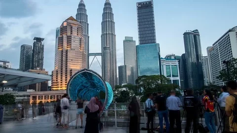 SALOMA LINK PAN UP Stock Footage 125032589