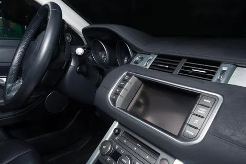 Salon of car inside Stock Photos