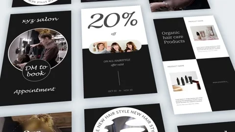 Salon Instagram Stories Stock After Effects