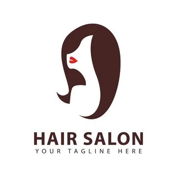 Salon logo design Stock Illustration