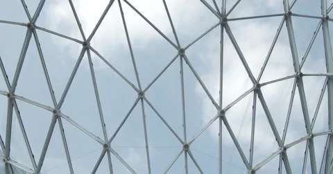 Salone del Mobile, some shots of the structures, and people . Stock Footage 49268228