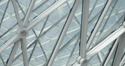 Salone del Mobile, some shots of the structures, and people . Stock Footage 49270876