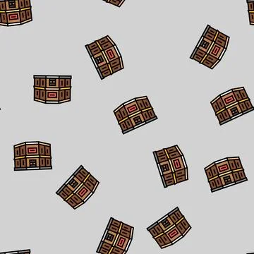 Saloon vector seamless pattern イラスト素材