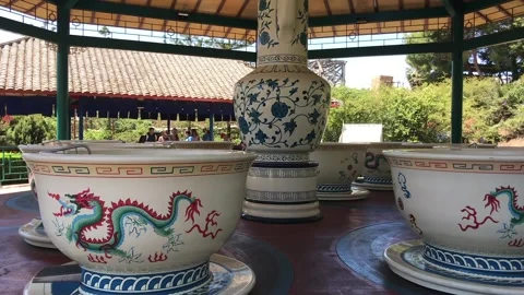 Salou, Spain, A cup of coffee on a table Stock Footage 134073573