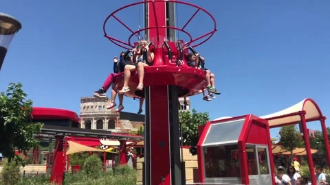 Salou, Spain, A double decker bus Stock Footage 133960480