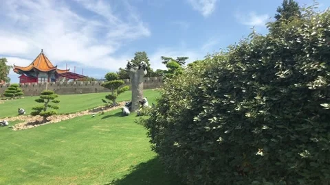 Salou, Spain, A tree in front of a house Stock Footage 134046042