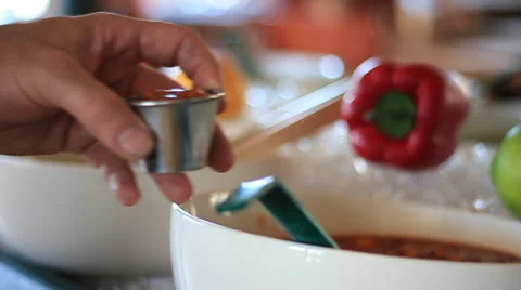 Salsa bar Stock Footage 24687597