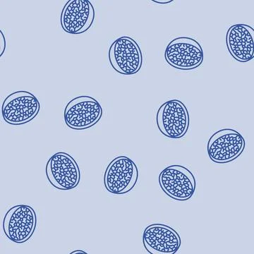 Salsa condiment line seamless pattern Stock Illustration