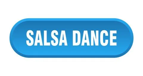 Salsa dance button. salsa dance rounded blue sign. salsa dance Stock Illustration