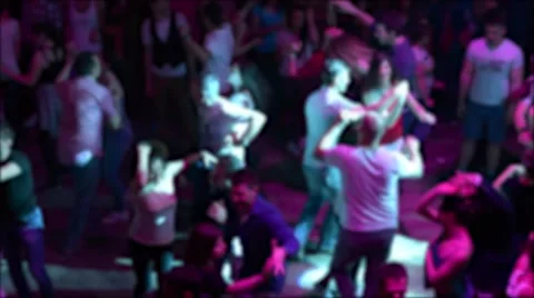 Salsa Dance in club Stock Footage
