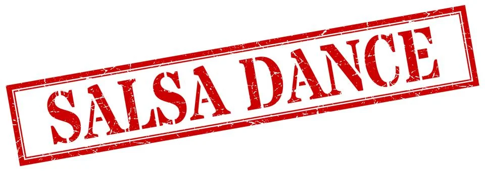 Salsa dance stamp. salsa dance square grunge sign. salsa dance Stock Illustration