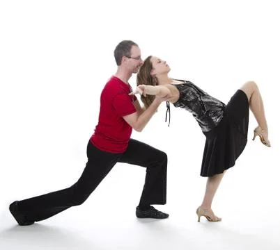 Salsa dancers Stock Photos