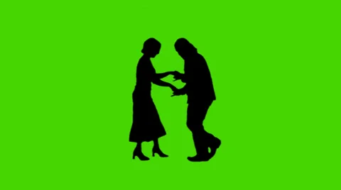 Salsa dancing couple spinning, stepping, and eskimo kissing Vídeo Stock 33988160