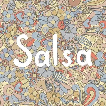 Salsa Zen Tangle. Stock Illustration